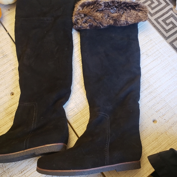 Sam Edelman over the knee leather boots - Picture 3 of 7